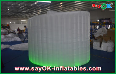 Light Blue Waterproof Inflatable Booth Oxford Cloth For Wedding