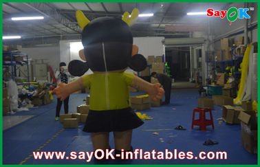 Inflatable Model Cute Decoration Inflatable Characters 3m Girl Lively Big Size Oxford Cloth