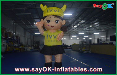 Simulation 3D Design Inflatable Cartoon Characters Printing Logo For Outdoor