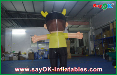Events Party Moving Inflatable Cartoon Characters With Oxford Cloth