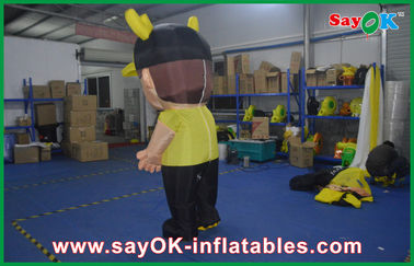 Inflatable Yard Decorations Events Party Moving Inflatable Cartoon Characters With Oxford Cloth