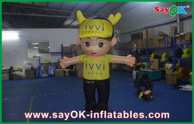 Inflatable Yard Decorations Events Party Moving Inflatable Cartoon Characters With Oxford Cloth