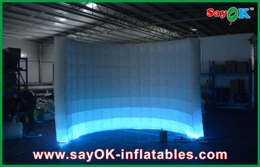 Portable Photo Booth Beautiful 3m Inflatable Photo Booth Bule Oxford Cloth Air Wall