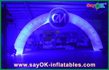 Halloween Archway Inflatable 5*3m Huge Inflatable Arches Led Light Colourful Practical Event For Race Gate