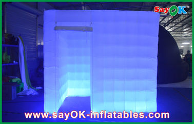 Inflatable Photo Booth Enclosure Orange Attractive Inflatable Photo Booth Portable Air Inflatable Tent For Festival