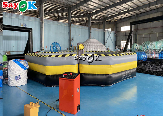 Inflatable Carnival Games 7m Crazy Inflatable Wipeout Game Meltdown Machine For Amusement