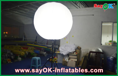Stand White Inflatable Lighting Decoration Air Balloons For Advertising Of Business