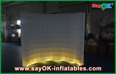 Inflatable Photo Booth Rental Air Wall White Print Inflatable Photo Booth For Commercial Event