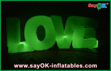 Customized Inflatable Alphabet Letters Numbers with LED Lights for Advertising or Concert Music Touring