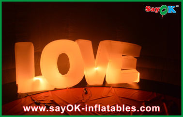 Customized Inflatable Alphabet Letters Numbers with LED Lights for Advertising or Concert Music Touring