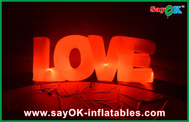 Love Lighting Yard Inflatables Outdoor Decorations Nylon Cloth