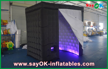 Inflatable Photo Booth Hire Club Led Black Inflatable Photo Booth , Foldable Portable Photo Booth