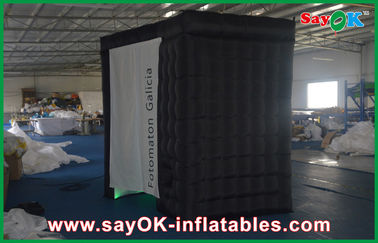 Inflatable Photo Booth Hire Club Led Black Inflatable Photo Booth , Foldable Portable Photo Booth