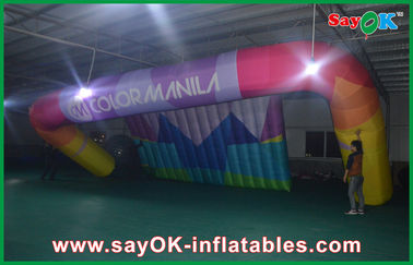 Inflatable Work Tent Outdoor Advertising Air Inflatable Tent Printed Logo High Tear Strength Inflatable Family Tent