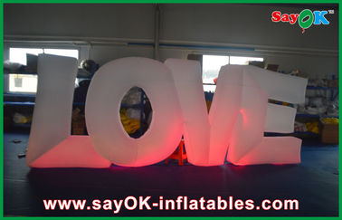 Romantic Lighting Inflatable Stage Commercial For Engaging Party