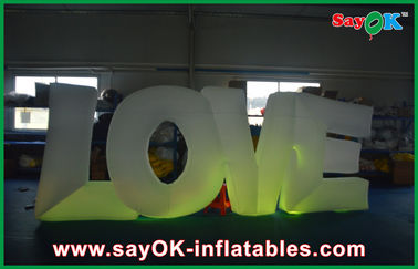 Romantic Lighting Inflatable Stage Commercial For Engaging Party
