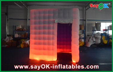Logo Printed Inflatable Photo Booth , Indoor Inflatable Event Tent