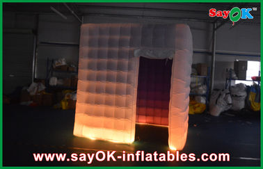 Photo Booth Decorations Colourful Led Lighting Photo Booth Tent Inflatable For Family Use