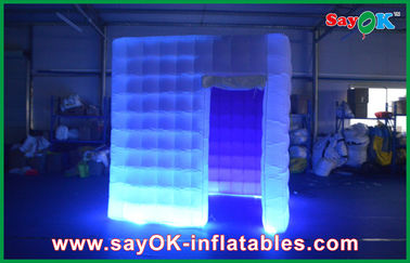 Photo Booth Decorations Colourful Led Lighting Photo Booth Tent Inflatable For Family Use