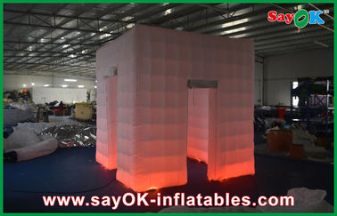 Inflatable Party Decorations White Portable Inflatable Photo Booth , Durable Inflatable Party Tent