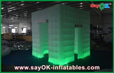 Inflatable Party Decorations White Portable Inflatable Photo Booth , Durable Inflatable Party Tent