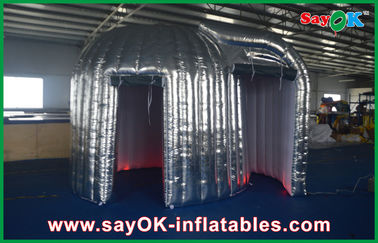 Photo Booth Led Lights Advertising Silver Inflatable Photo Booth Durable Led Inflatable Snail