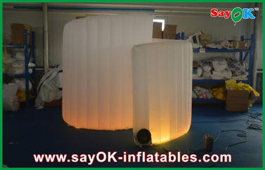 Inflatable Party Decorations Wedding Inflatable Photo Booth , Outdoor Spiral Inflatable Cube Tent