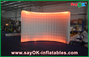 Inflatable Photo Studio Business Photo Booth Tent Inflatable Outdoor Light Air Wall With LED