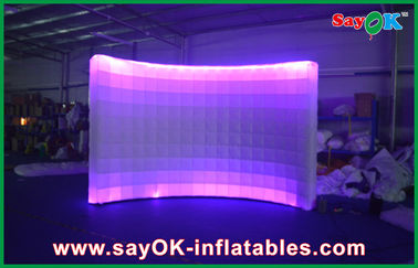 Inflatable Photo Studio Business Photo Booth Tent Inflatable Outdoor Light Air Wall With LED