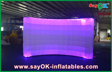 Inflatable Photo Studio 12 Led Air Light Inflatable Wall Digital Printing Remote Control 3x1.5x2 M