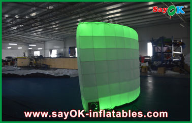 Inflatable Photo Studio 12 Led Air Light Inflatable Wall Digital Printing Remote Control 3x1.5x2 M