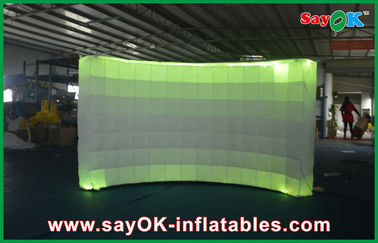 Inflatable Photo Studio 12 Led Air Light Inflatable Wall Digital Printing Remote Control 3x1.5x2 M