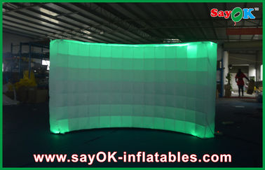 Inflatable Photo Studio 12 Led Air Light Inflatable Wall Digital Printing Remote Control 3x1.5x2 M