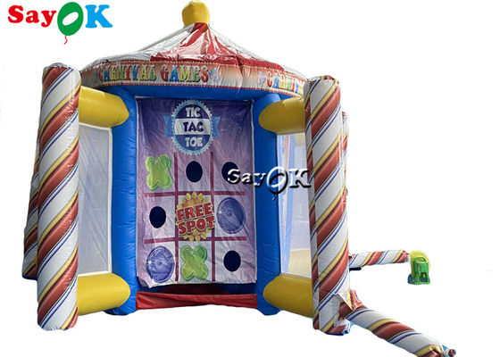 Inflatable Lawn Games Tarpalin Interactive Sports Games Bar Fence Theme Party Inflatable Carnival Game Booth