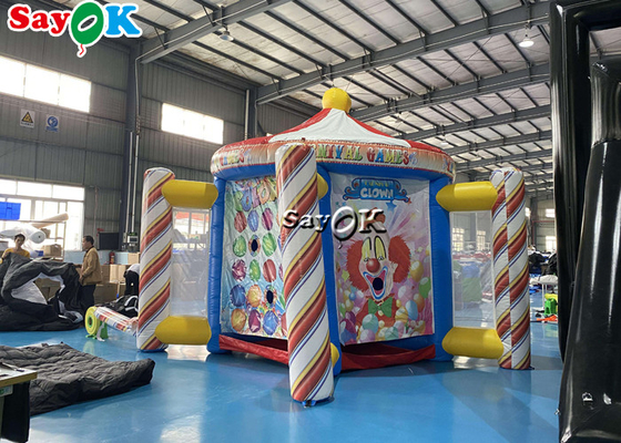 Inflatable Lawn Games Tarpalin Interactive Sports Games Bar Fence Theme Party Inflatable Carnival Game Booth