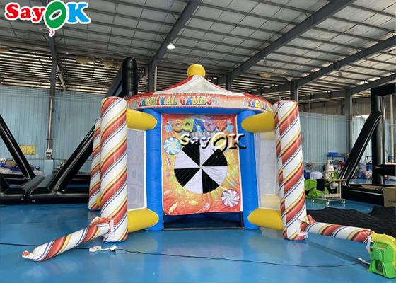 Inflatable Lawn Games Tarpalin Interactive Sports Games Bar Fence Theme Party Inflatable Carnival Game Booth