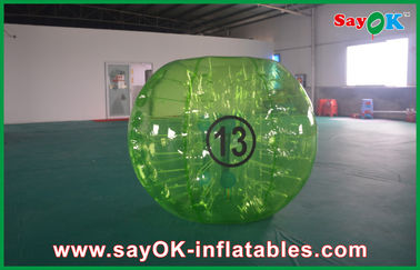 Inflatable Backyard Games Adults 1.5m Clear Bubble Ball Soccer TPU Eco - Friendly For Rental