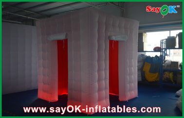 Photo Booth Led Lights Eco - Friendly Inflatable Photo Booth , Wedding Decoration Photobooth Shell 