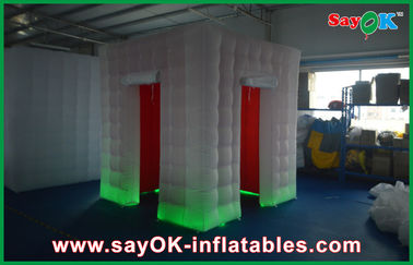 Photo Booth Led Lights Eco - Friendly Inflatable Photo Booth , Wedding Decoration Photobooth Shell 