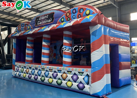 Carnival Party Tarpaulin Inflatable Air Tent Four In One Game