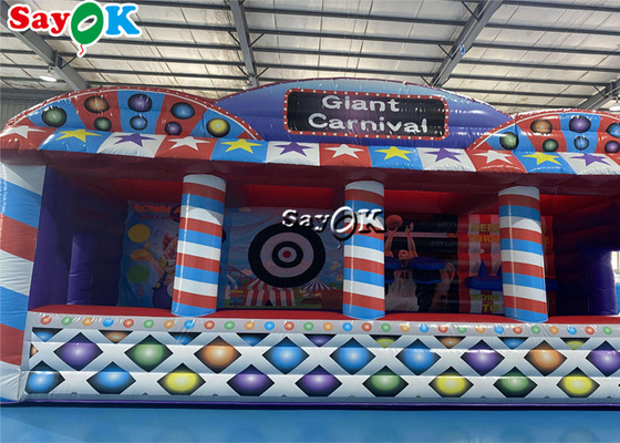 Carnival Party Tarpaulin Inflatable Air Tent Four In One Game