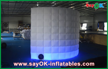 Wedding Photo Booth Automatic Led Inflatable Photo Booth , Party Decorative Photobooth Kiosk