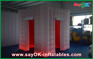 Kids Photo Booth Square Inflatable Photo Booth Kiosk Frames 2.4 X 2.4 X 2.5m For Wedding