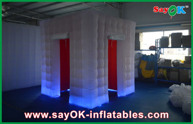 Kids Photo Booth Square Inflatable Photo Booth Kiosk Frames 2.4 X 2.4 X 2.5m For Wedding