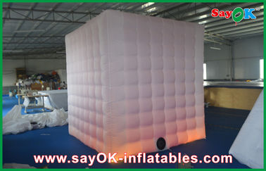 Inflatable Photo Booth Rental White Square Inflatable Photo Booth , Two Doors Wall Photo Booth Kiosk