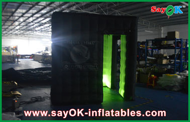 Event Booth Displays Inflatable Instagram Photo Booth Tent Double Doors Environmental Friendly