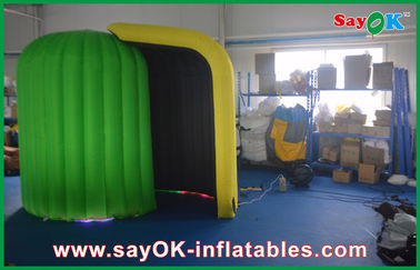 Photo Booth Decorations Green Yellow Photot Booth Case Inflatbale For Event Decoration