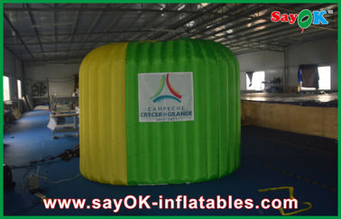 Photo Booth Decorations Green Yellow Photot Booth Case Inflatbale For Event Decoration