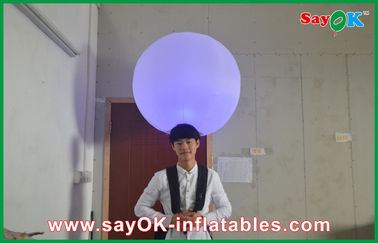 0.8m Diameter Outdoor Inflatable Backpack Advertising Balloon Oxford Cloth