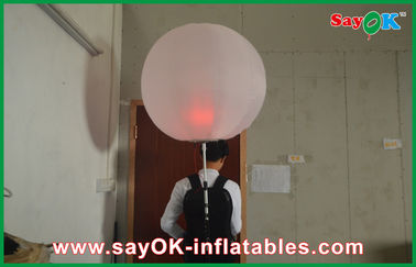 0.8m Diameter Outdoor Inflatable Backpack Advertising Balloon Oxford Cloth